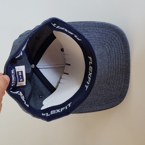 Cinch Hat Cowboy Hat Western Hat Cachucha Vaquera S/M Flexfit Solid Back - Picture 6 of 10